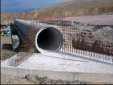 Obra hidráulica. Autovía A-44 tramo Santa Fe-Las Gabias (Granada).