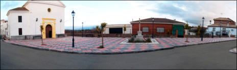 Plaza de la Iglesia de Ventas de Huelma (Granada)