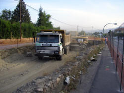 Encauzamiento del Arroyo Barranco Hondo en Ogíjares (Granada)