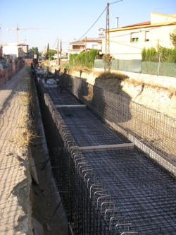 Encauzamiento del Arroyo Barranco Hondo en Ogíjares (Granada)