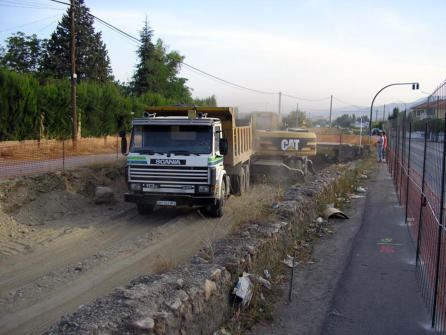 Encauzamiento del Arroyo Barranco Hondo en Ogíjares (Granada)