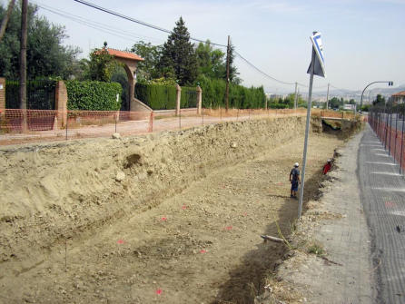 Encauzamiento del Arroyo Barranco Hondo en Ogíjares (Granada)