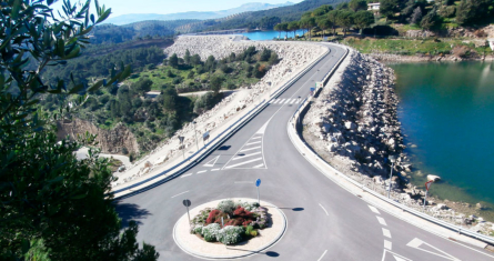 Coronación presa Guadalhorce-Guadalteba (Málaga)