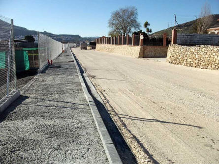 Ctra. La Esperanza, Loja (Granada). En obras